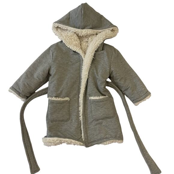 Restoration Hardware Baby & Child Robe Sherpa Lined Gender Neutral - Picture 5 of 10